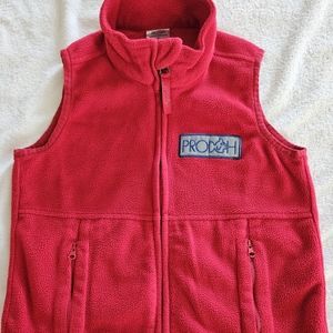 Prodoh Red Fleece Vest Boys Size 6